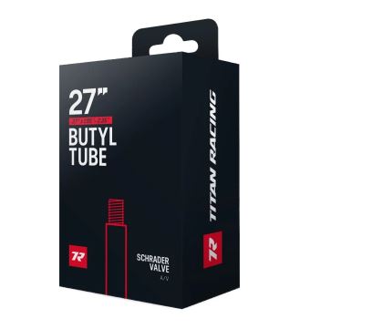 Titan 27 x 1.95-2.35 Schrader 48mm Valve Tube A/V