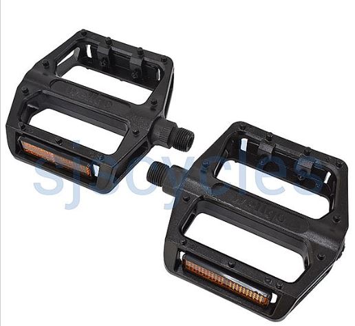 Wellgo B087DU Alloy Platform Pedals - Black